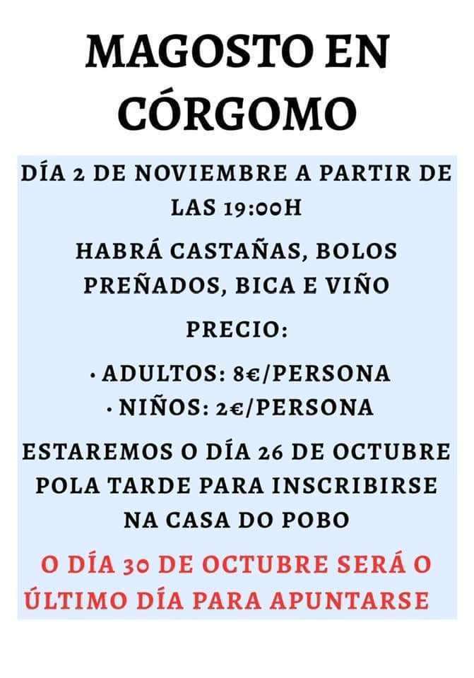 Magosto de Córdomo en Vilamartín de Valdeorras
