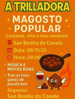 Fechas, información, programa, cartel, imágenes, mapa y ubicación de Magosto de Covelo (2025) en O Porriño