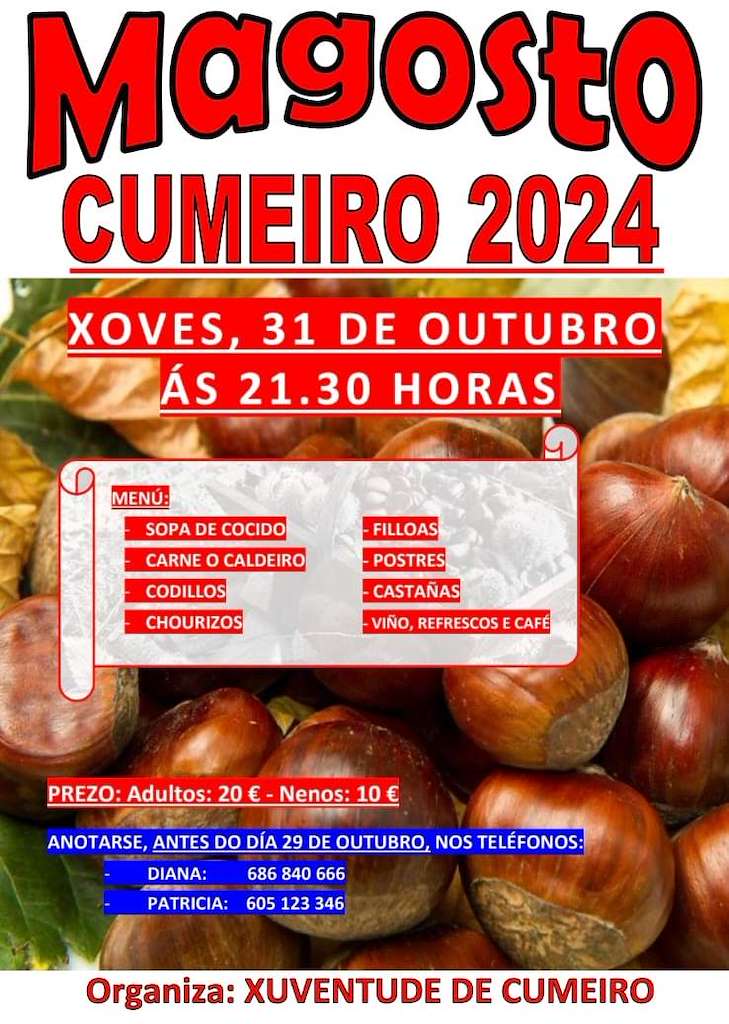 Magosto de Cumeiro en Vila de Cruces