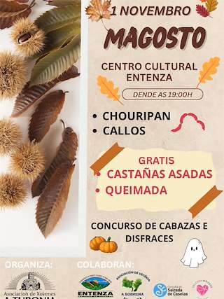 Fechas, información, programa, cartel, imágenes, mapa y ubicación de Magosto de Entenza  en  Salceda de Caselas