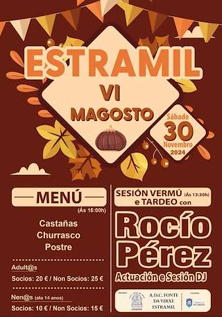 Fechas, información, programa, cartel, imágenes, mapa y ubicación de VI Magosto de Estramil  en  Laracha