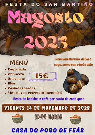 Fechas, información, programa, cartel, imágenes, mapa y ubicación de Magosto de Feás   en  Boborás