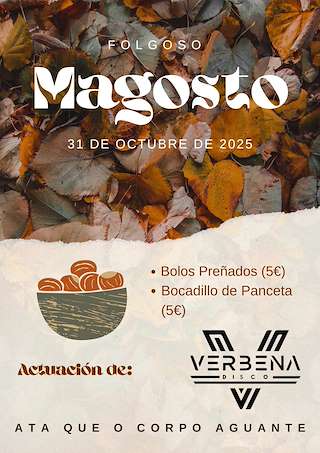 Fechas, información, programa, cartel, imágenes, mapa y ubicación de Magosto de Folgoso (2025)  en  Esgos