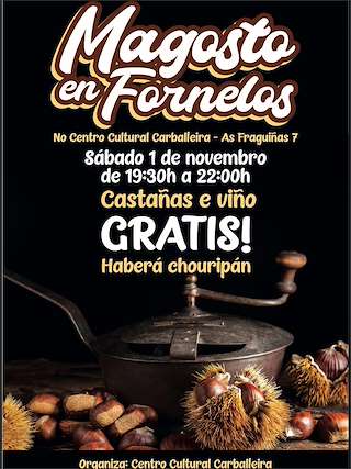 Fechas, información, programa, cartel, imágenes, mapa y ubicación de Magosto de Fornelos  (2025)  en  Salvaterra do Miño