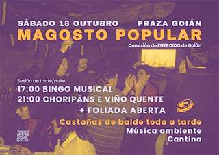 Fechas, información, programa, cartel, imágenes, mapa y ubicación de Magosto de Goián (2025)  en  Tomiño