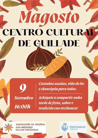 Fechas, información, programa, cartel, imágenes, mapa y ubicación de Magosto de Guillade (2025) en Ponteareas