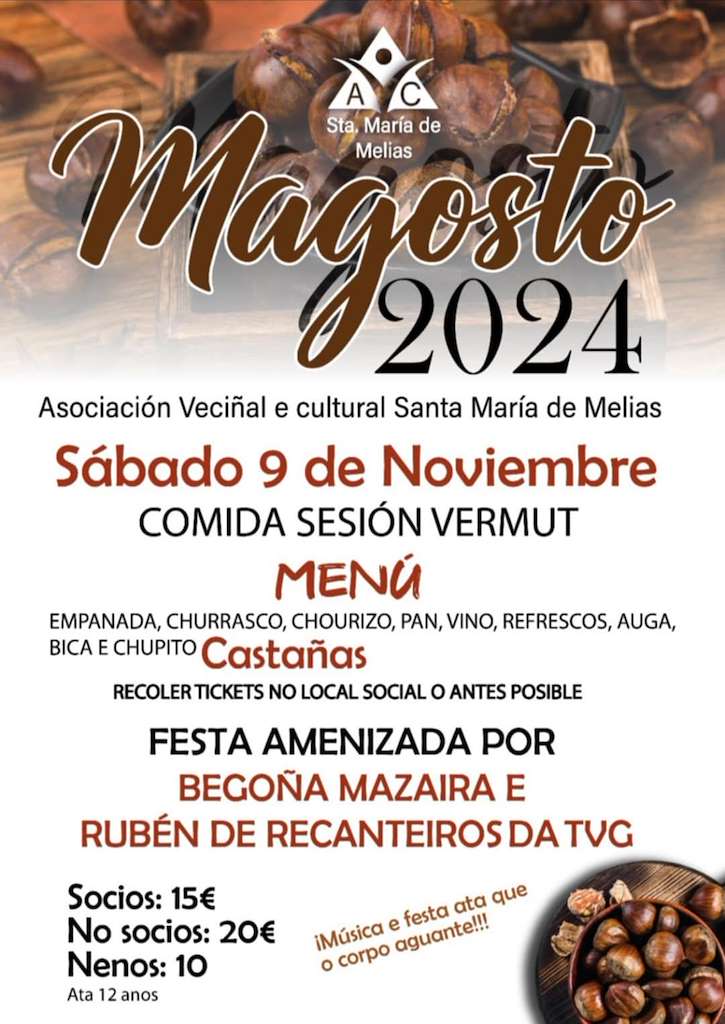 Magosto de Melías en O Pereiro de Aguiar