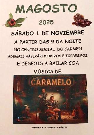 Fechas, información, programa, cartel, imágenes, mapa y ubicación de Magosto de Miñotos (2025)  en  Ourol