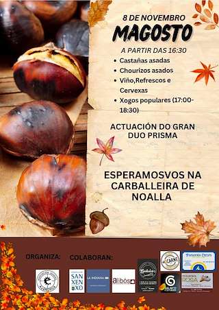 Fechas, información, programa, cartel, imágenes, mapa y ubicación de Magosto de Noalla (2025) en Sanxenxo
