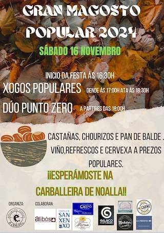 Fechas, información, programa, cartel, imágenes, mapa y ubicación de Magosto de Noalla  en  Sanxenxo