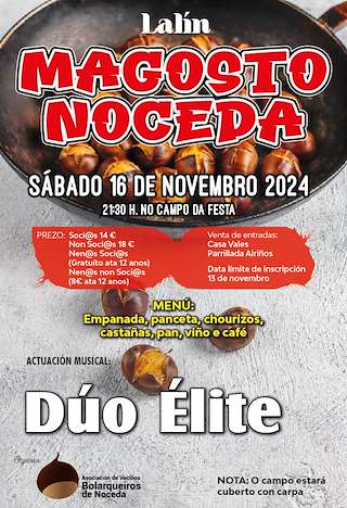 Fechas, información, programa, cartel, imágenes, mapa y ubicación de Magosto de Noceda  en  Lalín