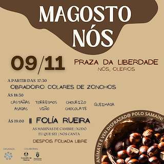 Fechas, información, programa, cartel, imágenes, mapa y ubicación de Magosto de Nós (2025)  en  Oleiros