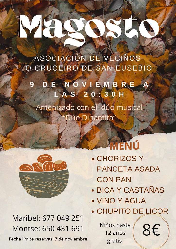 Magosto de O Cruceiro de San Eusebio en Coles
