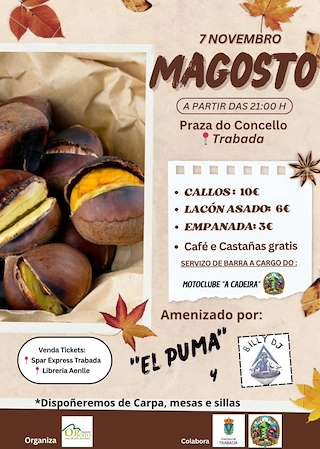 Fechas, información, programa, cartel, imágenes, mapa y ubicación de Magosto de O Picato (2025) en Trabada
