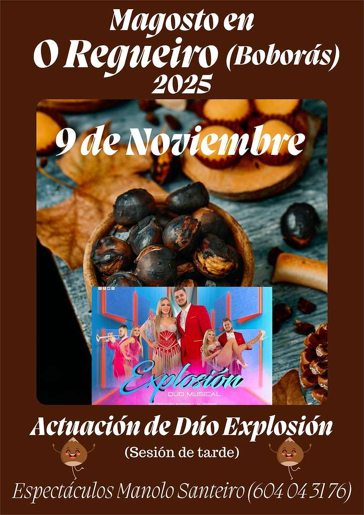 Magosto de O Regueiro (2025) en Boborás