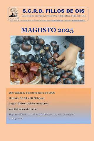 Fechas, información, programa, cartel, imágenes, mapa y ubicación de Magosto de Ois (2025) en Coirós
