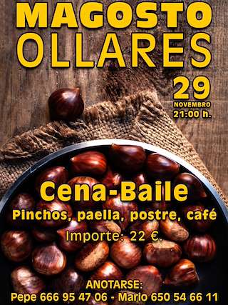 Fechas, información, programa, cartel, imágenes, mapa y ubicación de Magosto de Ollares (2025)  en  Vila de Cruces
