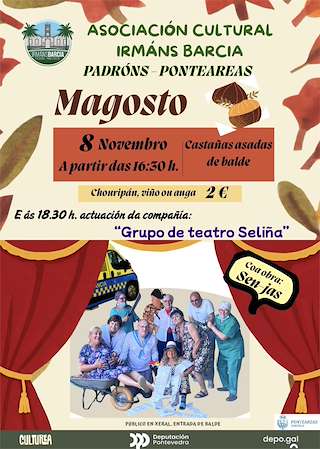 Fechas, información, programa, cartel, imágenes, mapa y ubicación de Magosto de Padróns (2026)  en  Ponteareas