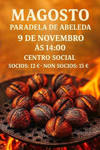 Fechas, información, programa, cartel, imágenes, mapa y ubicación de Magosto de Paradela de Abeleda (2025) en Porqueira