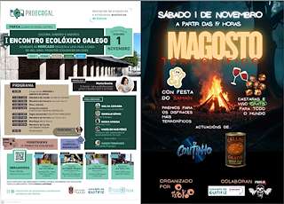 Fechas, información, programa, cartel, imágenes, mapa y ubicación de Magosto de Parga - I Encontro Ecolóxico Galego (2025)  en  Guitiriz