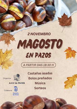 Fechas, información, programa, cartel, imágenes, mapa y ubicación de Magosto de Pazos (2025)  en  Ferrol