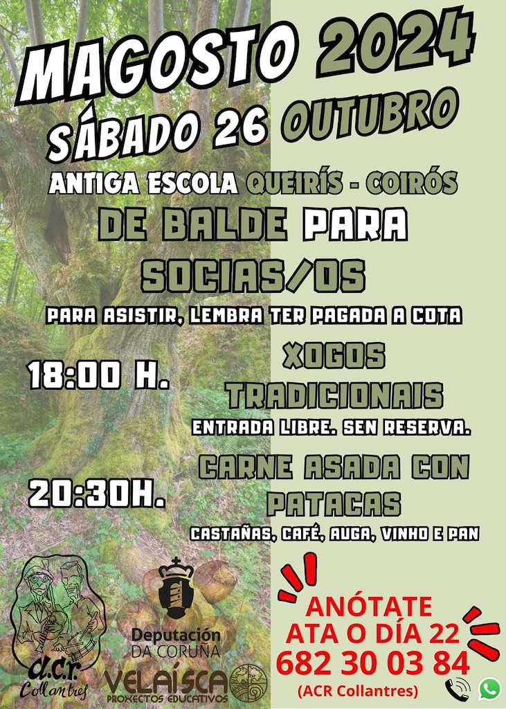 Magosto de Queirís en Coirós