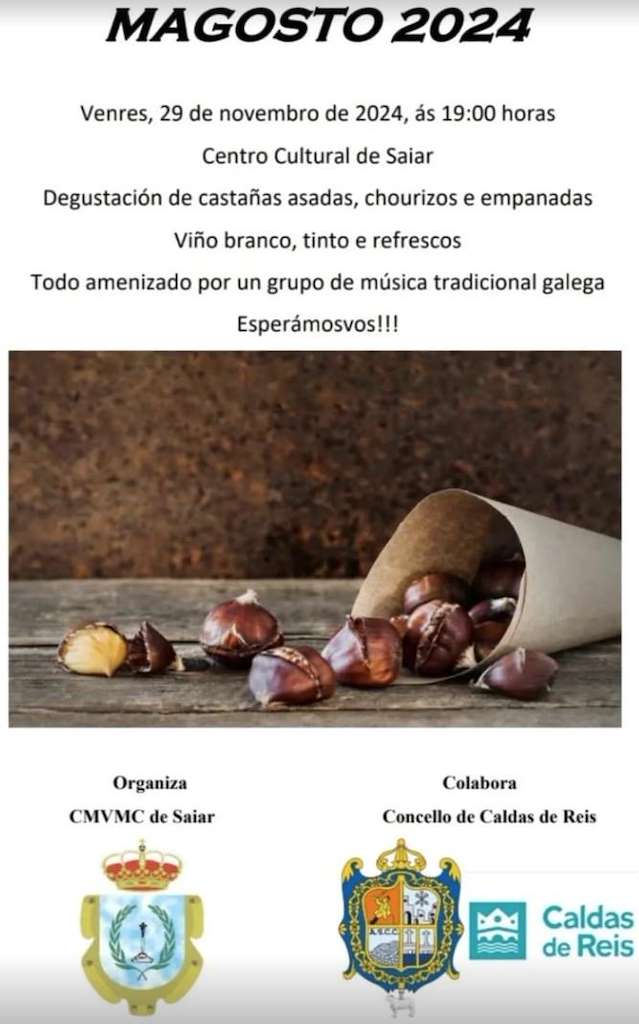 Magosto de Saiar en Caldas de Reis