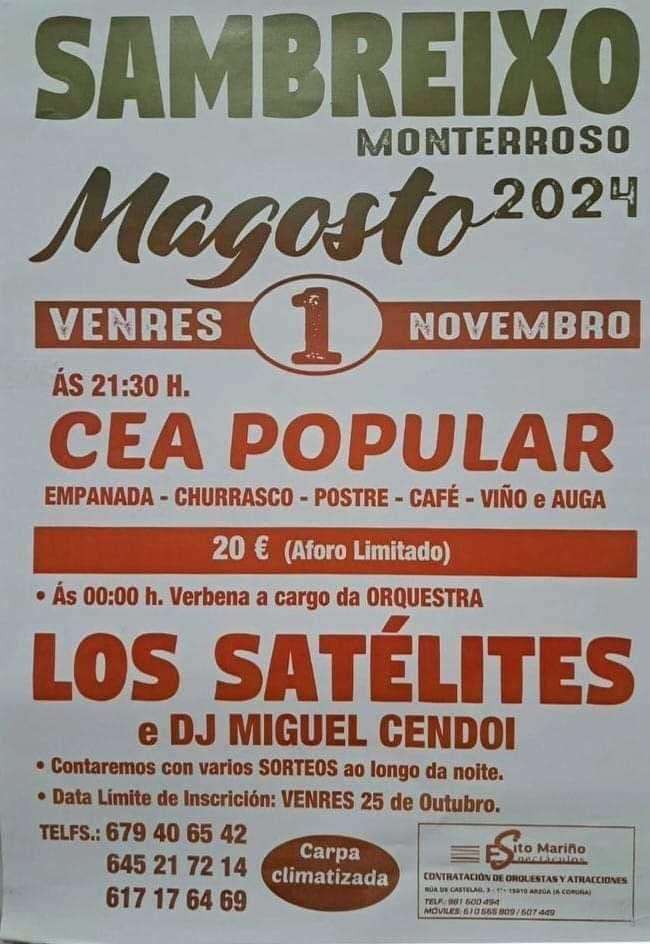 Magosto de Sambreixo en Monterroso