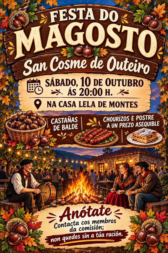 Magosto de San Cosme de Outeiro (2026) en Outes