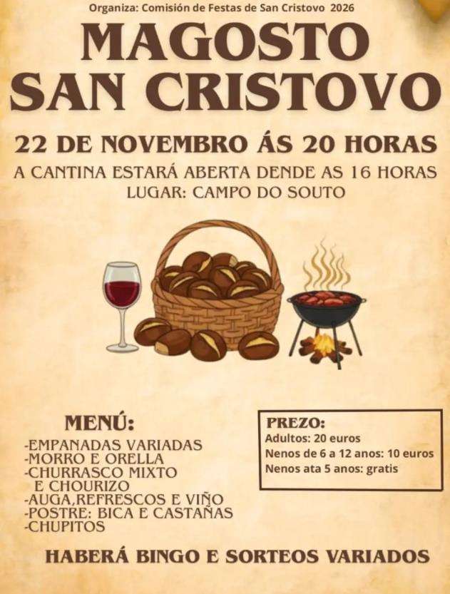 Magosto de San Cristovo (2025) en Ribadavia