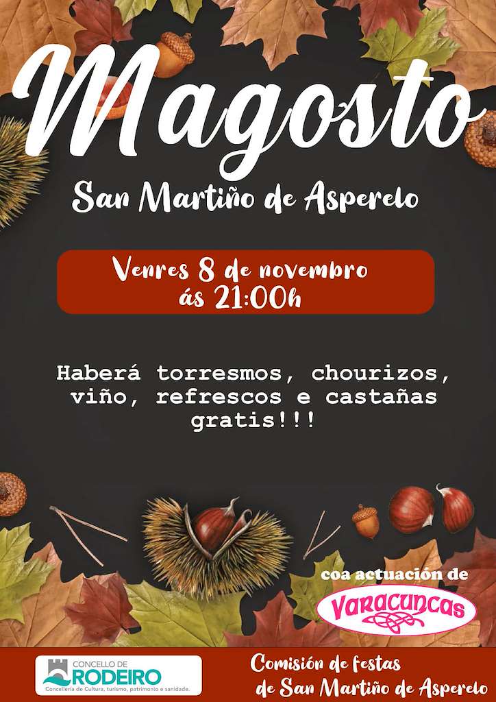 Magosto de San Martiño de Asperelo en Rodeiro