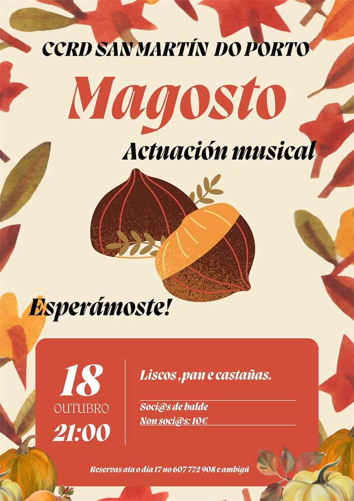 Magosto de San Martín do Porto  en Cabanas