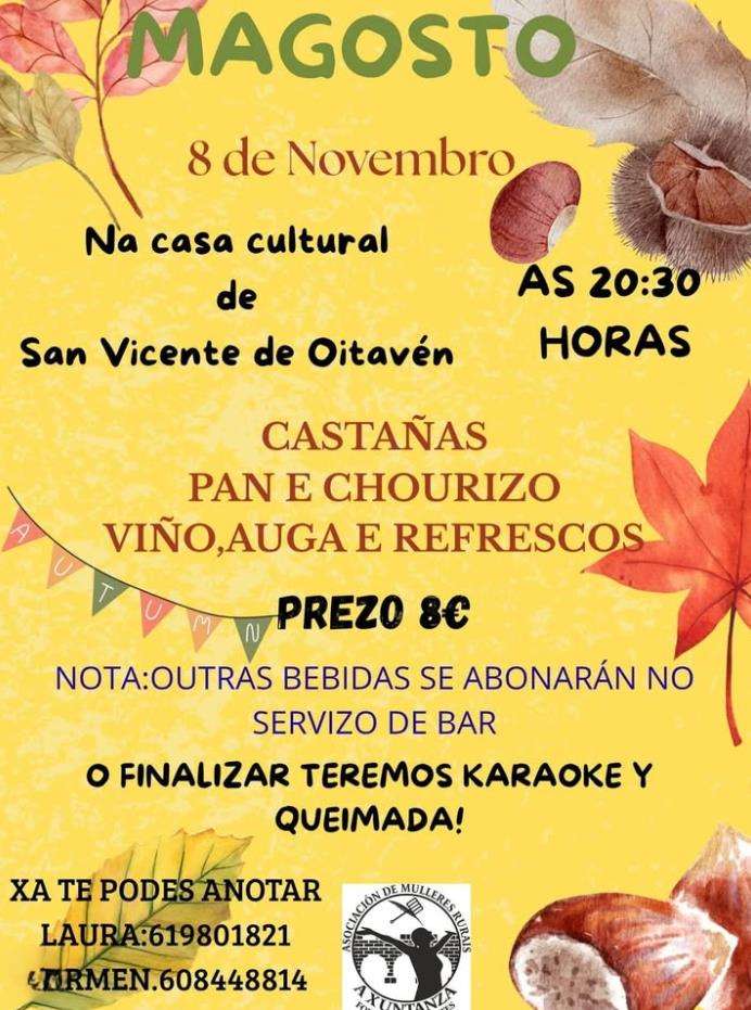 Magosto de San Vicente de Oitavén en Fornelos de Montes