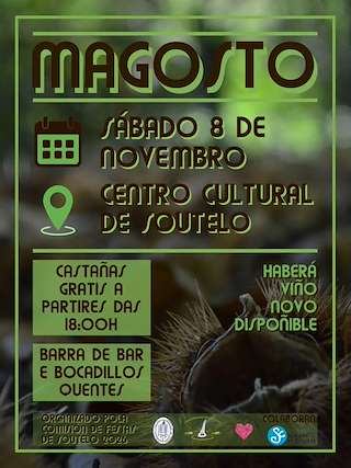 Fechas, información, programa, cartel, imágenes, mapa y ubicación de Magosto de Soutelo (2025) en Salceda de Caselas