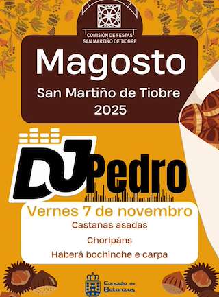 Fechas, información, programa, cartel, imágenes, mapa y ubicación de Magosto de Tiobre (2025)  en  Betanzos