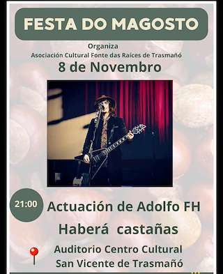 Fechas, información, programa, cartel, imágenes, mapa y ubicación de Magosto de Trasmañó (2025) en Redondela