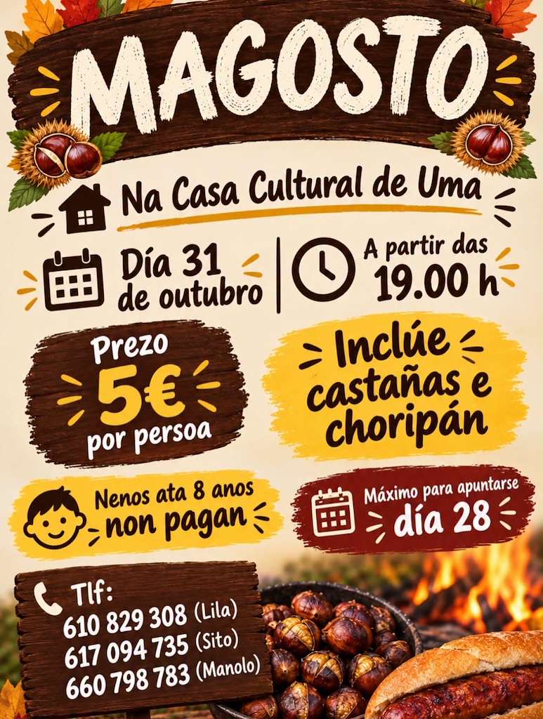 Magosto de Uma (2026) en Salvaterra do Miño