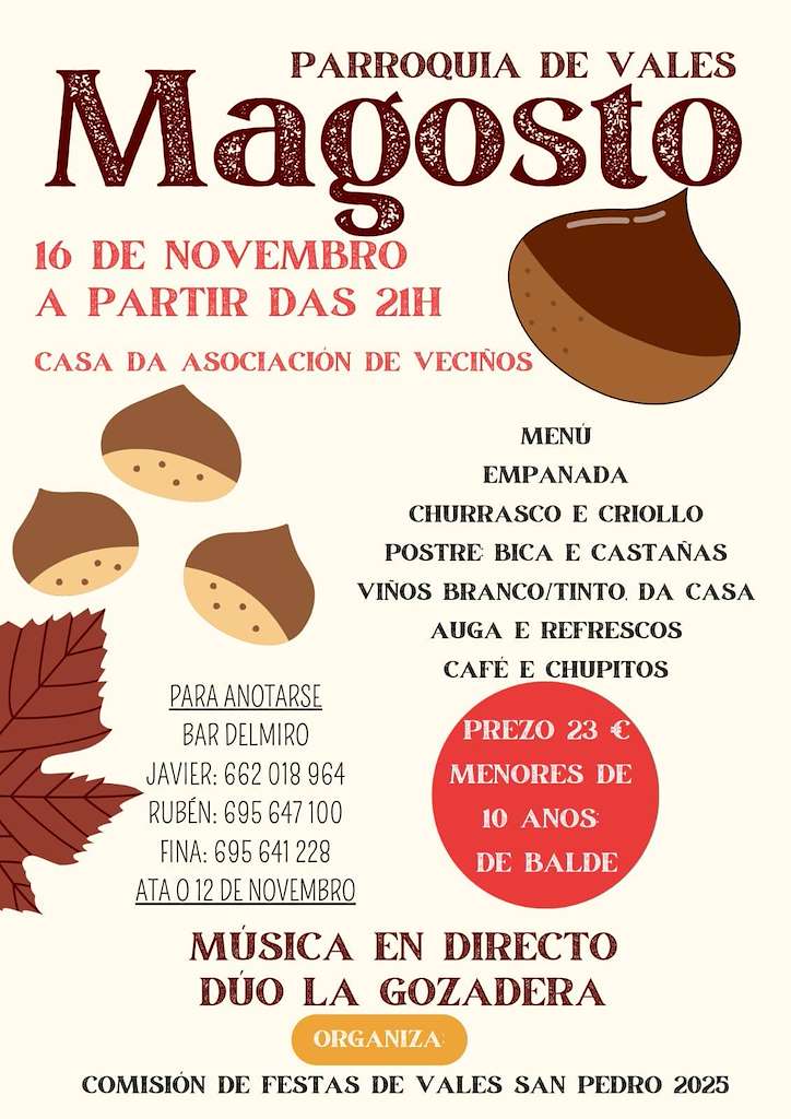 Magosto de Vales en San Cristovo de Cea