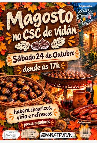 Fechas, información, programa, cartel, imágenes, mapa y ubicación de Magosto de Vidán (2026)  en  Santiago de Compostela
