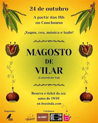 Fechas, información, programa, cartel, imágenes, mapa y ubicación de Magosto de Vilar (2026)  en  Castrelo do Val