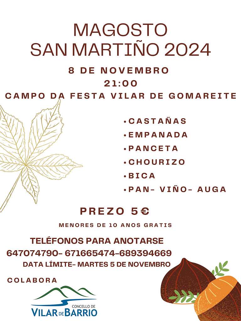 Magosto de Vilar de Gomareite en Vilar de Barrio