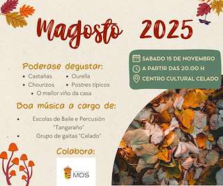 Fechas, información, programa, cartel, imágenes, mapa y ubicación de Magosto do AC Tangaraño (2025)  en  Mos