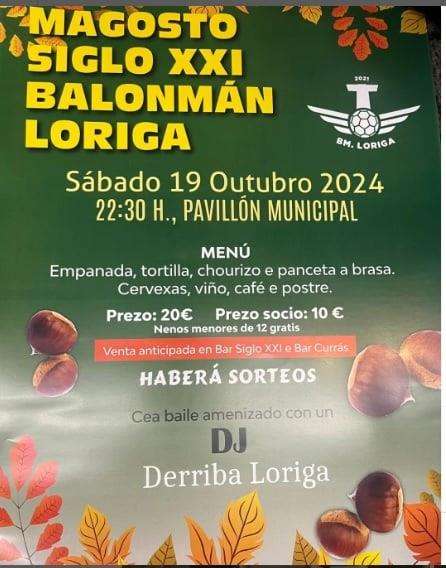 Magosto do Balonmán Loriga en Lalín