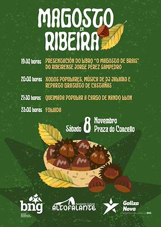 Fechas, información, programa, cartel, imágenes, mapa y ubicación de Magosto do BNG (2025)  en  Ribeira