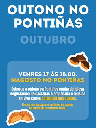 Fechas, información, programa, cartel, imágenes, mapa y ubicación de Magosto do Centro Comercial de Pontiñas (2025)  en  Lalín