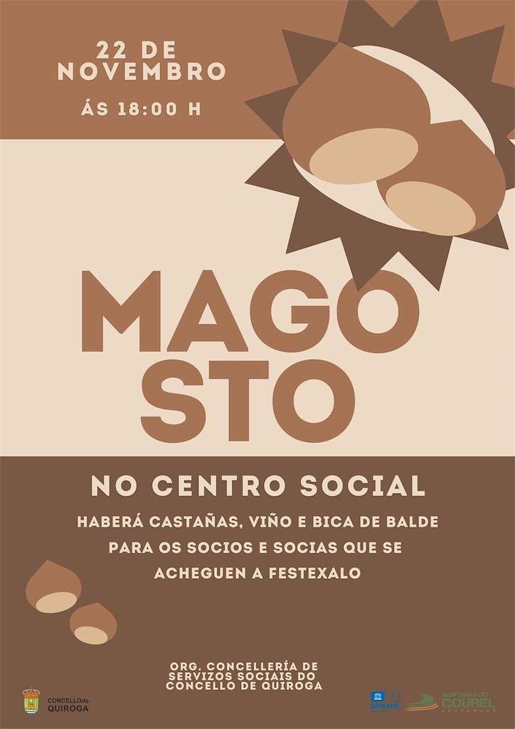 Magosto do Centro Social en Quiroga