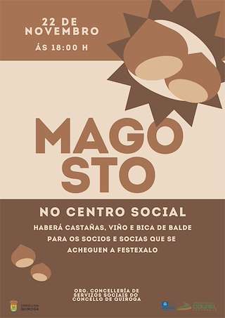 Fechas, información, programa, cartel, imágenes, mapa y ubicación de Magosto do Centro Social  en  Quiroga