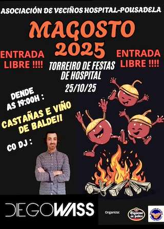 Fechas, información, programa, cartel, imágenes, mapa y ubicación de Magosto do Hospital  (2025)  en  Tomiño