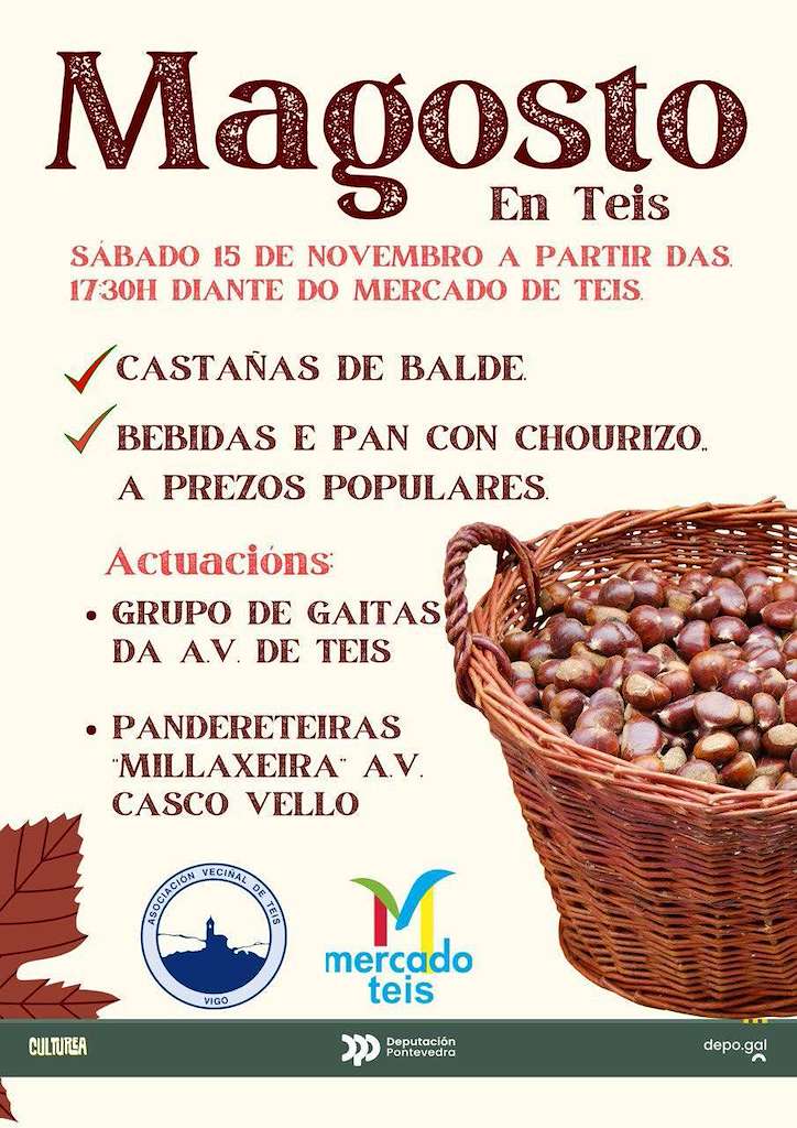 Magosto do Mercado de Teis en Vigo