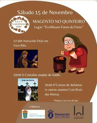 Fechas, información, programa, cartel, imágenes, mapa y ubicación de Magosto do Quinteiro de Buño (2025)  en  Malpica de Bergantiños